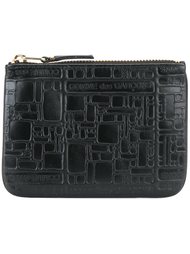 embossed zip purse Comme Des Garçons Wallet