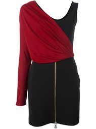 asymmetric two-piece effect dress Versus