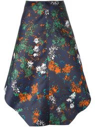асимметричная юбка с цветочным принтом Cédric Charlier