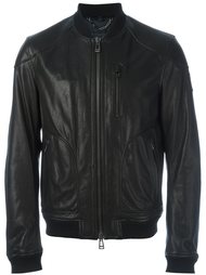 leather bomber jacket Belstaff