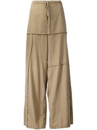 panelled wide leg trousers Lost &amp; Found Rooms