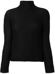 roll neck longsleeved blouse Issey Miyake Cauliflower