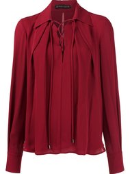 lace-up neck blouse Plein Sud