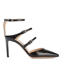 туфли с ремешками и заостренным носком Gianvito Rossi
