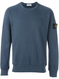 свитер с заплаткой на рукаве Stone Island