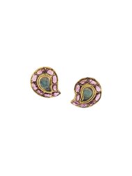 teardrop clip-on earrings Chanel Vintage