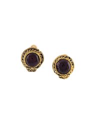 button clip-on earrings Chanel Vintage