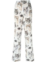 брюки с принтом котов Stella McCartney