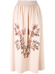 юбка с цветочной вышивкой Stella McCartney