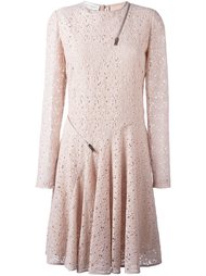 кружевное платье с молниями Stella McCartney