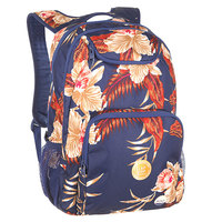 Рюкзак городской женский Roxy Shadow Castaway Floral Blue