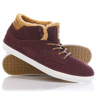 Кеды кроссовки утепленные DC Shoes Comrade Mid Le Maroon