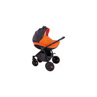 Коляска 2 в 1 Zippy New, Tutis, оранжевый/серый
