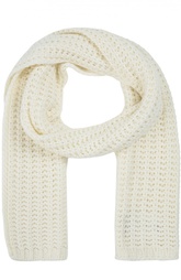 Вязаный шарф с логотипом бренда Moncler
