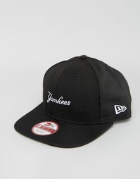Шерстяная бейсболка New Era 9Fifty NY Yankees - Черный
