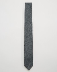 Узкий итальянский галстук Noose &amp; Monkey Melton - Черный