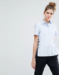 Рубашка со шнуровкой по бокам Sportmax Code Antonia
