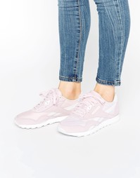 Кроссовки с замшевой отделкой Reebok Classic - Розовый