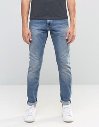 Светло-голубые выбеленные узкие джинсы Jack &amp; Jones - Светло-голубой