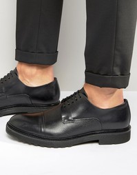 Дерби со вставкой на носке Hugo Boss - Черный