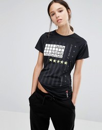 Футболка с логотипом Reebok - Черный