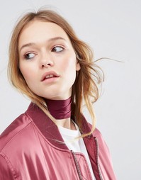 Шарф-чокер с завязкой ASOS - Burgundy