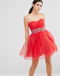Платье для выпускного Laced In Love - Красный