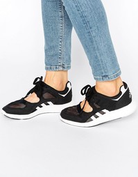 Черные открытые кроссовки со шнуровкой adidas Originals