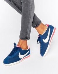 Синие кроссовки Nike Classic Cortez