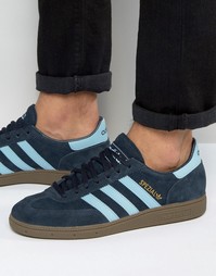 Темно-синие кроссовки adidas Originals Spezial 034988 - Темно-синий