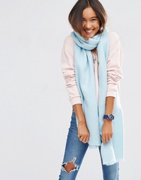 Длинный мягкий шарф ASOS - Синий