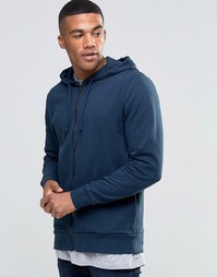Синее худи на молнии ASOS - Eclipse