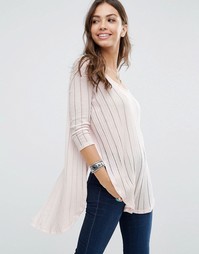 Топ Free People Hacci Astoria - Светло-розовый