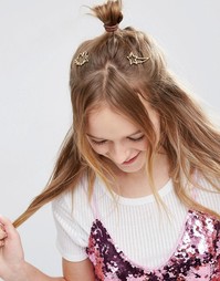 2 заколки для волос ASOS - Золотой