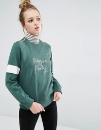 Свитшот с логотипом Fred Perry Bella Freud Reggae Party