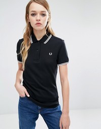 Футболка-поло с контрастным воротником Fred Perry