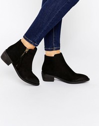 Черные полусапожки на молнии Glamorous - Black mf