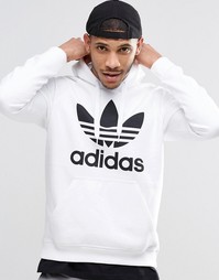 Худи с логотипом‑трилистником adidas Originals AY6474 - Белый