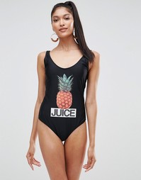 Слитный купальник Missguided Juice - Черный