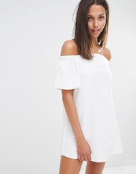 Цельнокройное платье Missguided - Белый