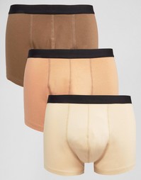 3 боксеров-брифов (песочные/верблюжьи) ASOS - СКИДКА 20% - Рыжий