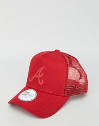 Кепка New Era NY Atlanta Braves - Красный