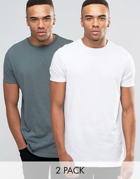 2 длинных футболки ASOS - СКИДКА 19%