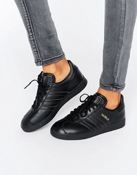 Черные кроссовки Adidas Originals Gazelle - Черная основа