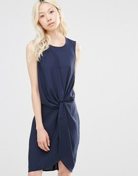 Платье с узелком на талии Y.A.S - Navy blazer