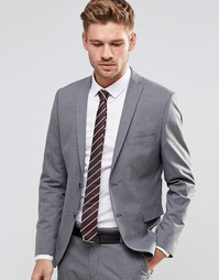 Пиджак узкого кроя из эластичной ткани Selected Homme