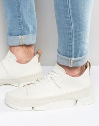 Кожаные кроссовки Clarks Originals Trigenic - Белый