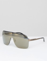 Золотистые солнцезащитные очки-авиаторы Carrera - Золотой