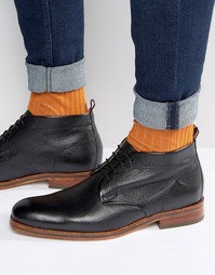 Кожаные ботинки Hudson London Lenin - Черный