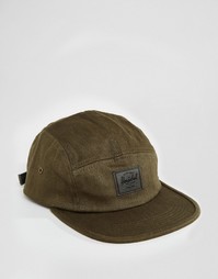 Кепка цвета хаки в стиле милитари Herschel Supply Co Glendale